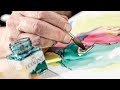 Ecoline ink watercolour painting tutorial for beginners | watercolor painting ideas |art techniques