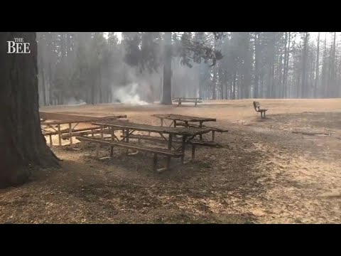 See The Charred Remains Of Walt Tyler Elementary School, Burned By The Caldor Fire