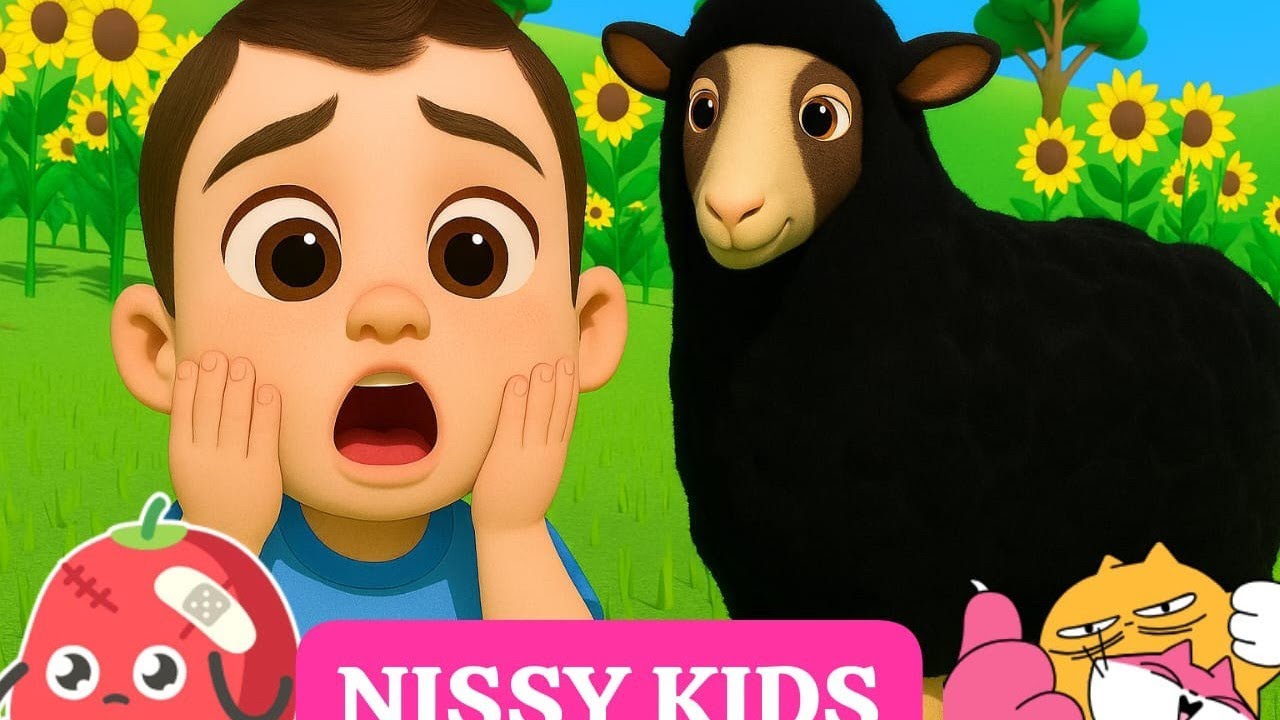 Baa Baa Black Sheep – Nursery Rhyme | Kids Songs | Baby Rhymes | Learning Songs | Nissy Kids 🐑🌈