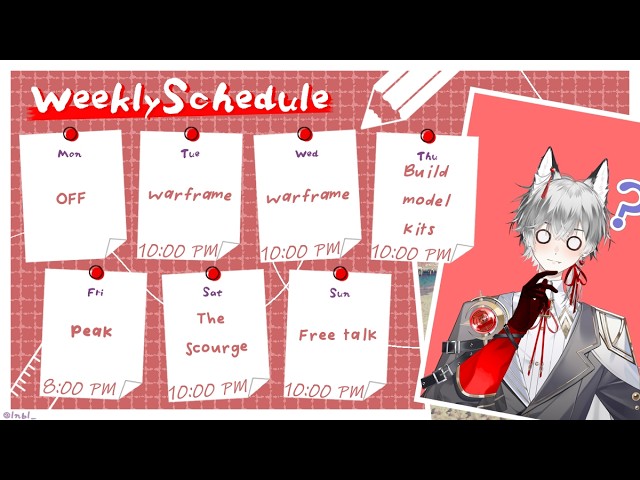 【Schedule】Lịch stream tuần này nha ae ơi #vtubervn #laphices