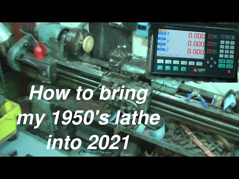 DIY - Adding a Digital Read Out to a 1950&rsquo;s Mondial Simplex lathe