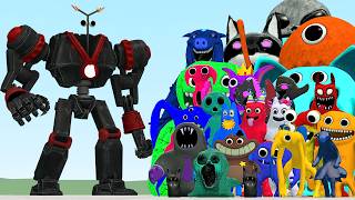 New Mr Kabob Man Mecha Robot Vs All Garten Of BanBan 1-8 Monsters In Garry's Mod screenshot 3