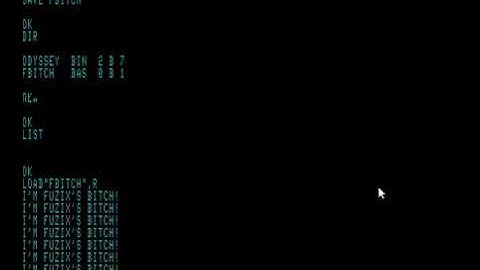 Fuzix running native Basic ROM
