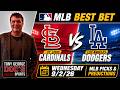 MLB Picks and Predictions - St. Louis Cardinals vs Los Angeles Dodgers, 9/2/26 Expert Best Bets
