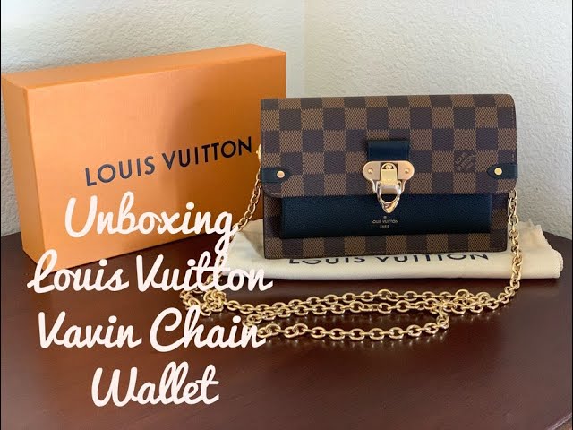 Unboxing My Louis Vuitton VAVIN CHAIN WALLET - Hard to Find - in