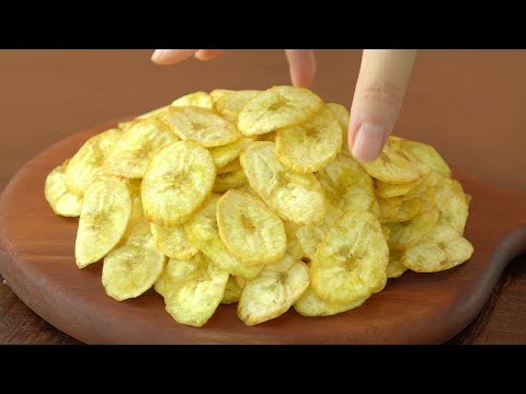 видео: Как приготовить хрустящие банановые чипсы за 10 минут :: Без духовки, Духовка также доступна