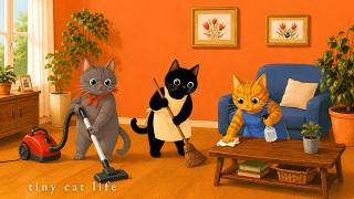 Stop thinking, start doing. 🐱🧹Chill Jazzhop for a Cozy Rhythm🎷 screenshot 5