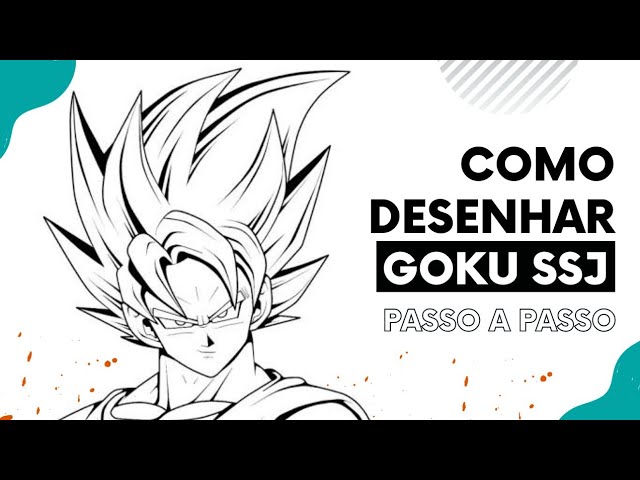 HOW TO DRAW / COMO DESENHAR GOKU SSJ BLUE - PASSO A PASSO 