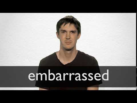 How to pronounce EMBARRASSED in British English