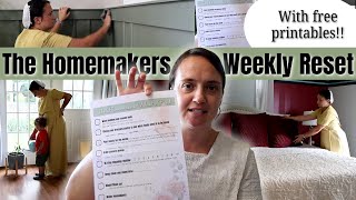Weekly Reset Routine for Moms of 3 | Clean, Meal Plan & Reboot