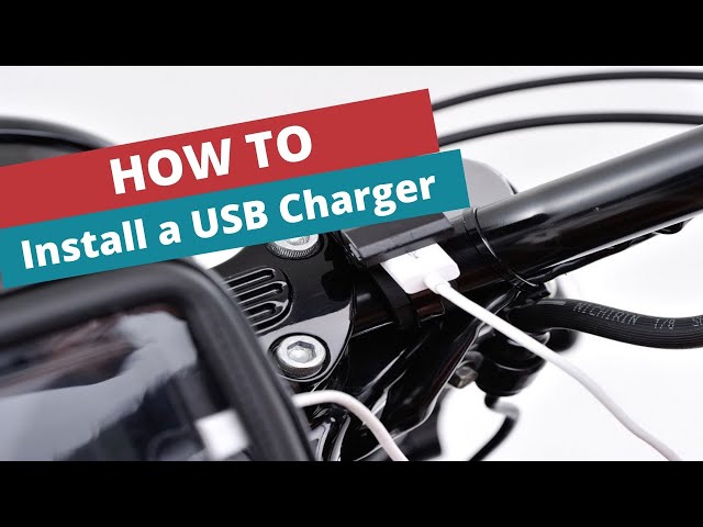How to install a motorcycle USB charger 