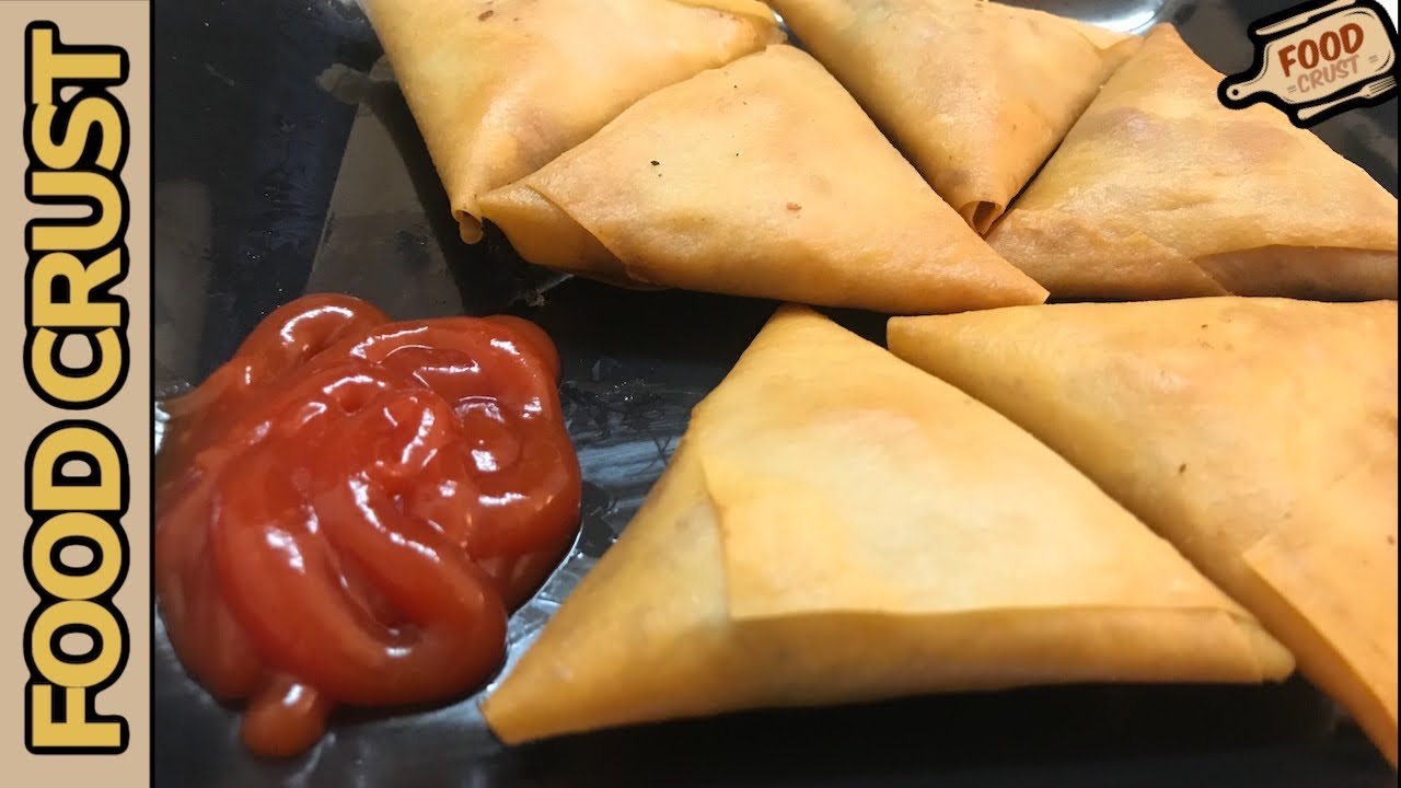 Chicken Cheese Samosa Filling Recipe by Food Crust Chicken Samosas