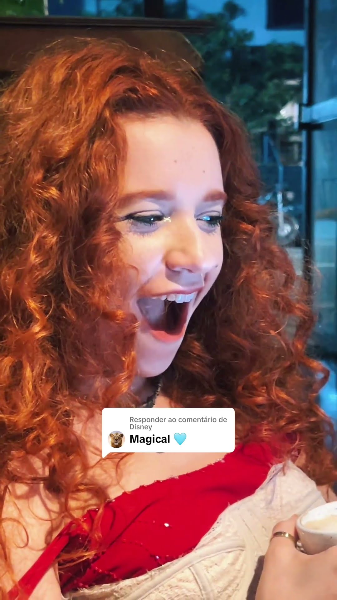 DISNEY COMMENTED ON MY VIDEO AAAAAAAAAA