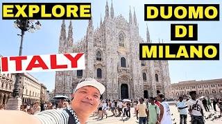 WALKING AROUND DUOMO DI MILANO | ITALY VLOG