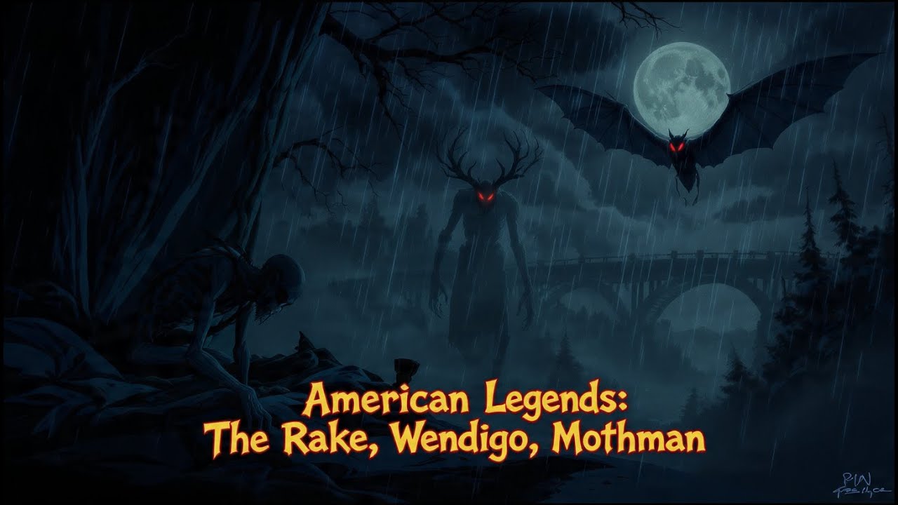 3 American Legends That Will Haunt Your Night | The Rake, Wendigo & Mothman