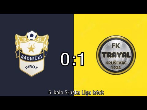 Radnički Pirot - Trajal, 0:1, Highlights