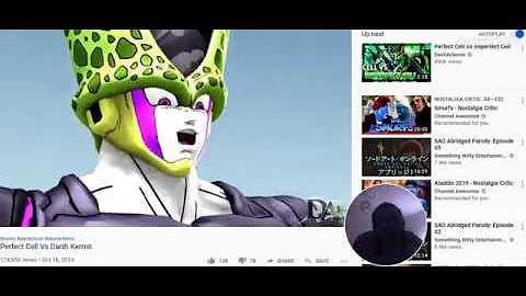 Perfect Cell Vs Darth Kermit reaction video