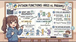 Details Python Functions Explained: Parameters vs. Arguments (Formal, Actual, & Types) #codevibeofficial Guide