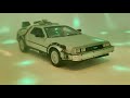 Welly Delorean Time Machine Back To The Future 2 OUTATIME 1:24