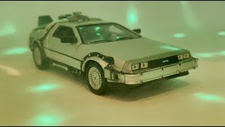 Welly Delorean Time Machine Back To The Future 2 OUTATIME 1