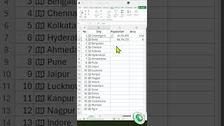 Excel Ka Hidden Feature 😲 Country Se Population Auto #shorts #excel