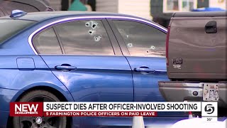 Man killed after police shoot into parked car in Farmington