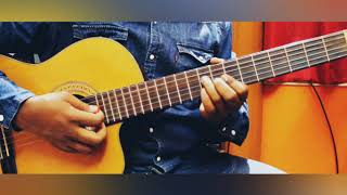 വൈശാഖ സന്ധ്യേ ഗിറ്റാർ  കവർ | vaishaka sandhye guitar lesson chords