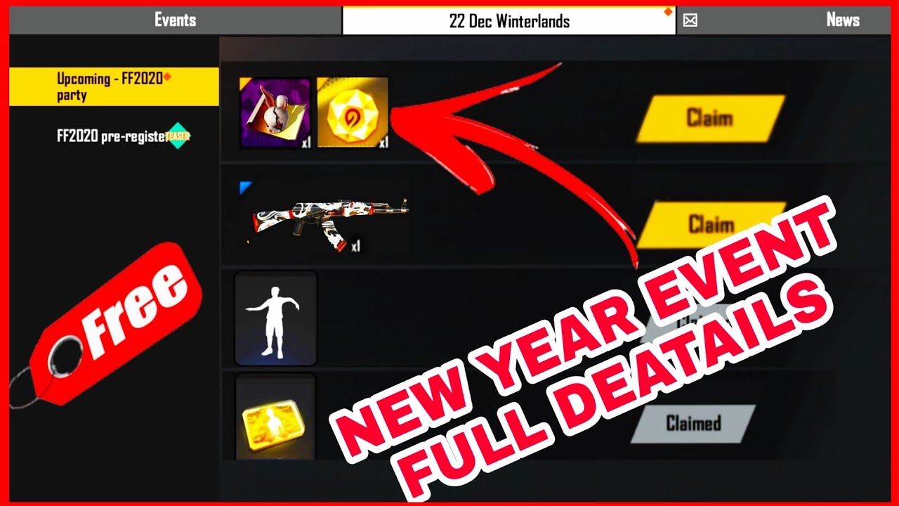 Free Fire Upcoming New Event Full Details Free Luck Royale New - paginas que te dan robux 100 real2019