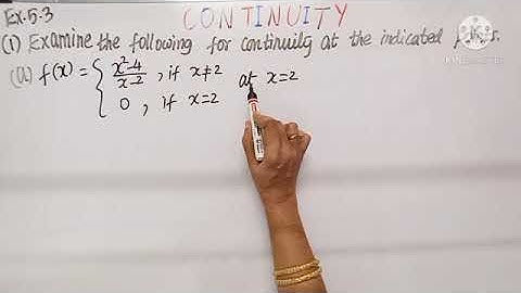Std11|Ex5.3| BM#45|Business Maths| How to check continuity of a function