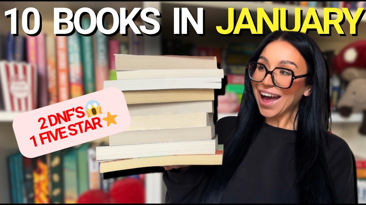 I Read 10 Books in January...  & My FIRST 5-Star of 2026! 😱📚 | Monthly Reading Wrap Up