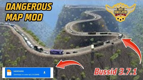 Map Mod Bussid 3.7.1 -Ets2 Dangerous  Hill Map Mod For Bus Simulator Indonesia | Bussid Mod Map