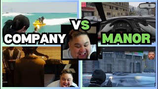 Lysium Reacts To The Company VS Manor Clips | Nopixel 4.0