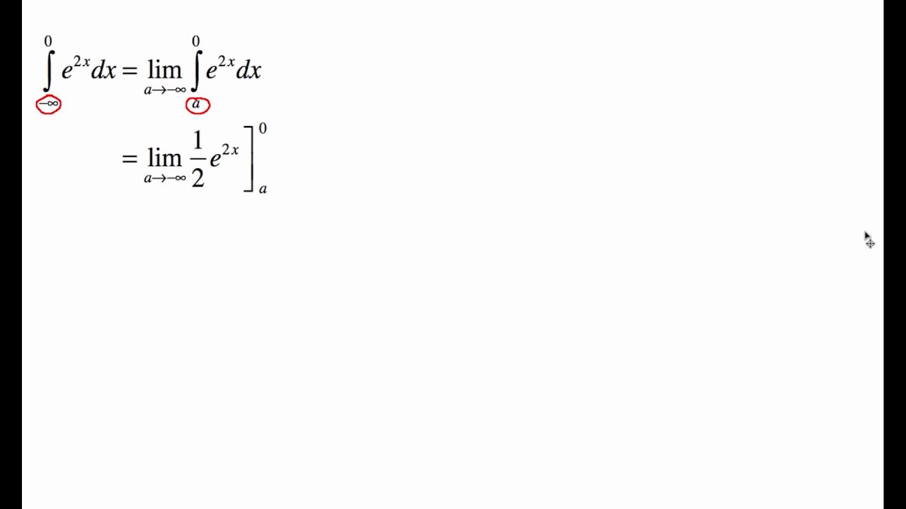 8-8 Improper Integrals Ex 1c - YouTube