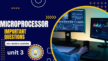 Microprocessor Unit 3 important Questions #aktu #viral