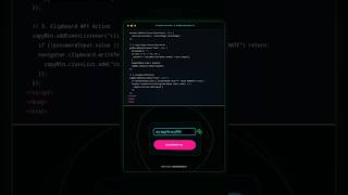 How to Code 3D Gooey Card with Animated Background Rings! 🧪✨ #shorts
