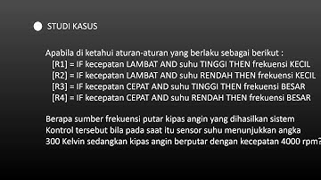 Sistem Inferensi Fuzzy (Logika Fuzzy)