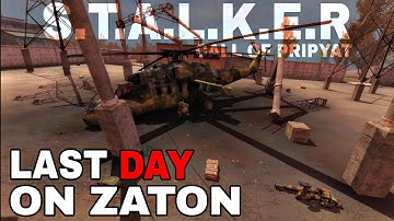LAST DAY ON ZATON | PREPARING TO MOVE JUPITER | S.T.A.L.K.E.R CALL OF PRIPYAT GAMEPLAY