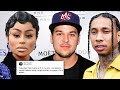 Rob Kardashian and Tyga CLAP BACK at Blac Chyna's Child Support Claim