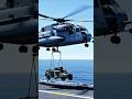Unreal Precision: Watch a CH-53 Hoist a Military Humvee Above the Ocean! 🌊🚢🚁#shorts #helicopters