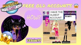HACKING OLD UN-USED MSP ACCOUNTS?? || STARCOINS AND REALLY OLD CLOTHES || screenshot 4