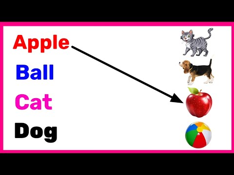 Abcd Matching learn with pictures | correct match Alphabet