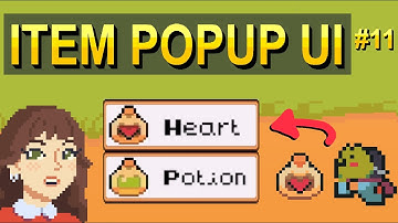 Popups on Item Pickup makes Loot Satisfying... - Top Down Unity 2D #11