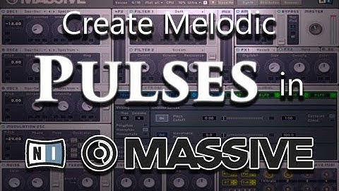 How to Create an Arpeggio in Native Instruments: Massive