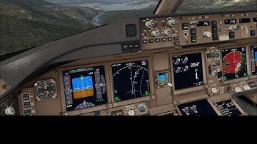 FSX PMDG 777 Mouse Yoke Landing @ LOWI #TheBestLandingEver