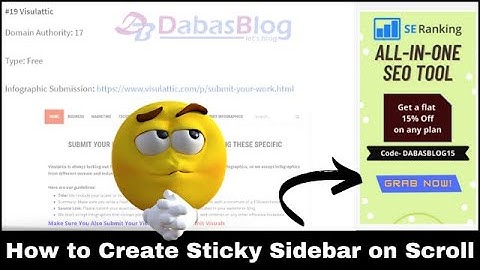 How to Create a Sticky Sidebar Widget in GeneratePress?