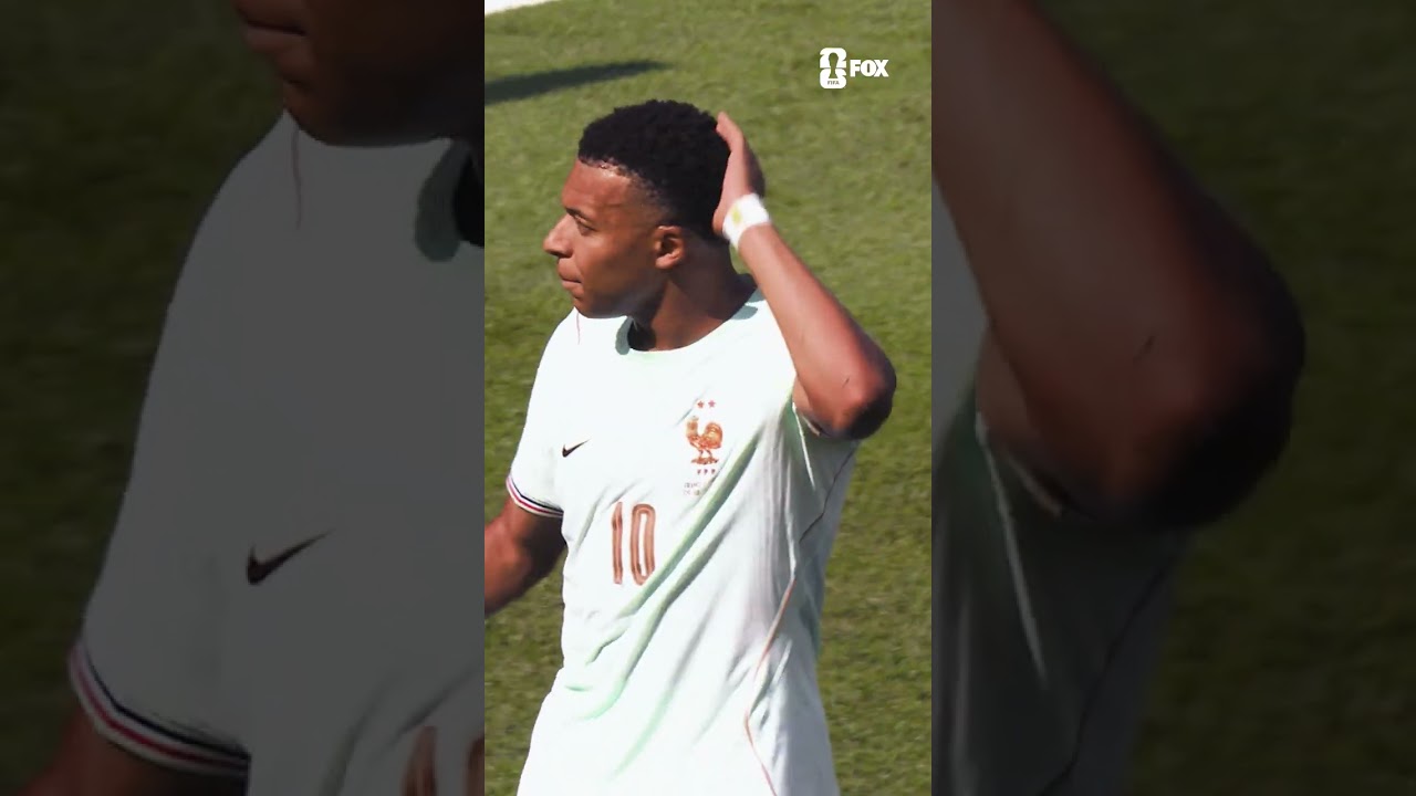 Mbappé knew right away this wasn't going in