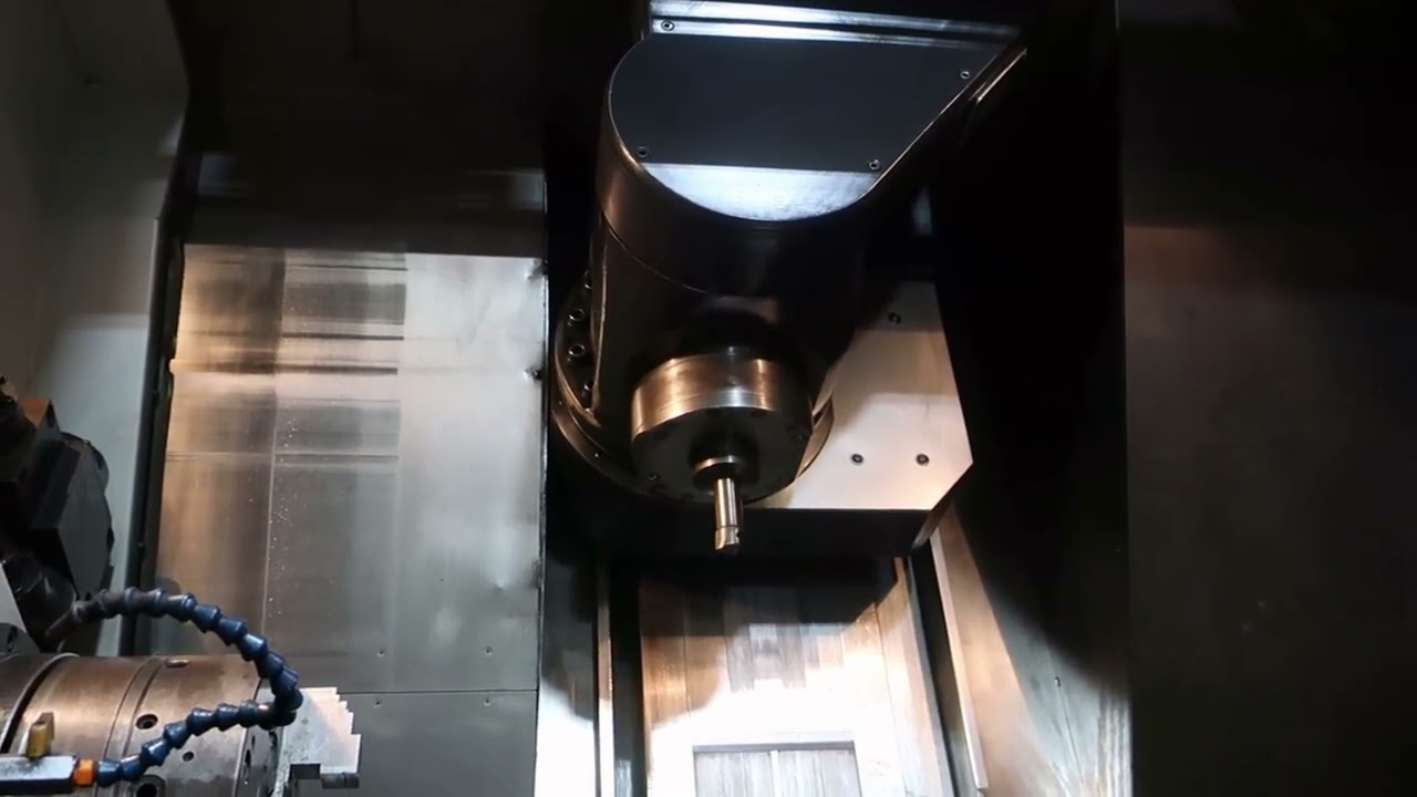 DOOSAN PUMA MX2500ST 9-AXIS CNC MILL TURN CENTER, NEW 2008 - YouTube
