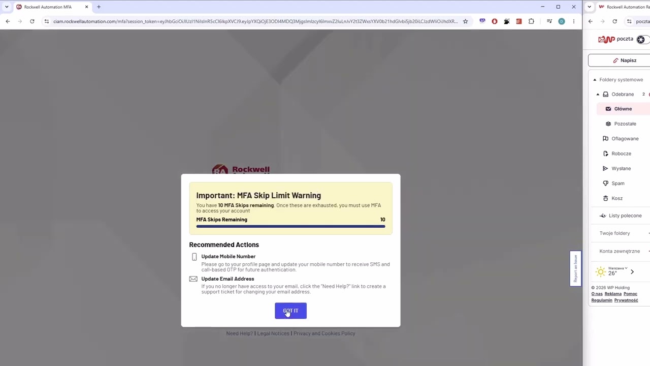 Create an account on the Rockwell Automation website to download free CCW software
