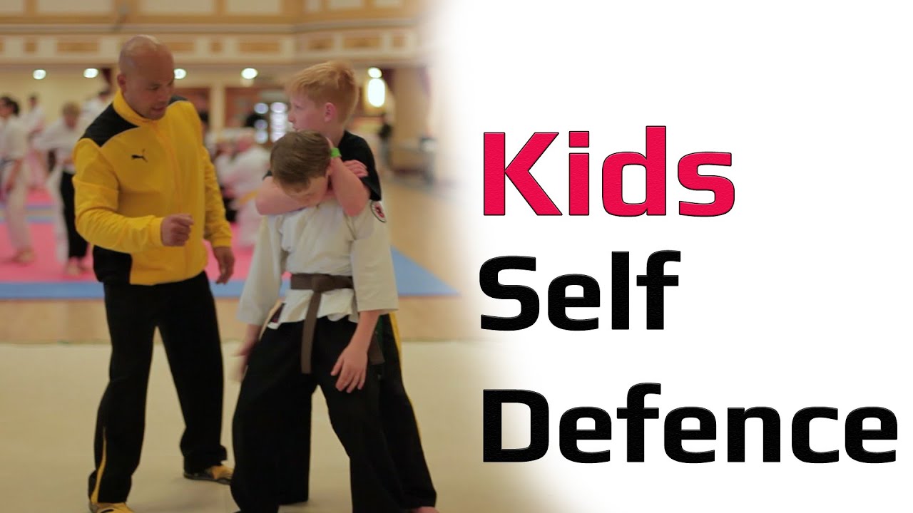 kids self defence class lesson 