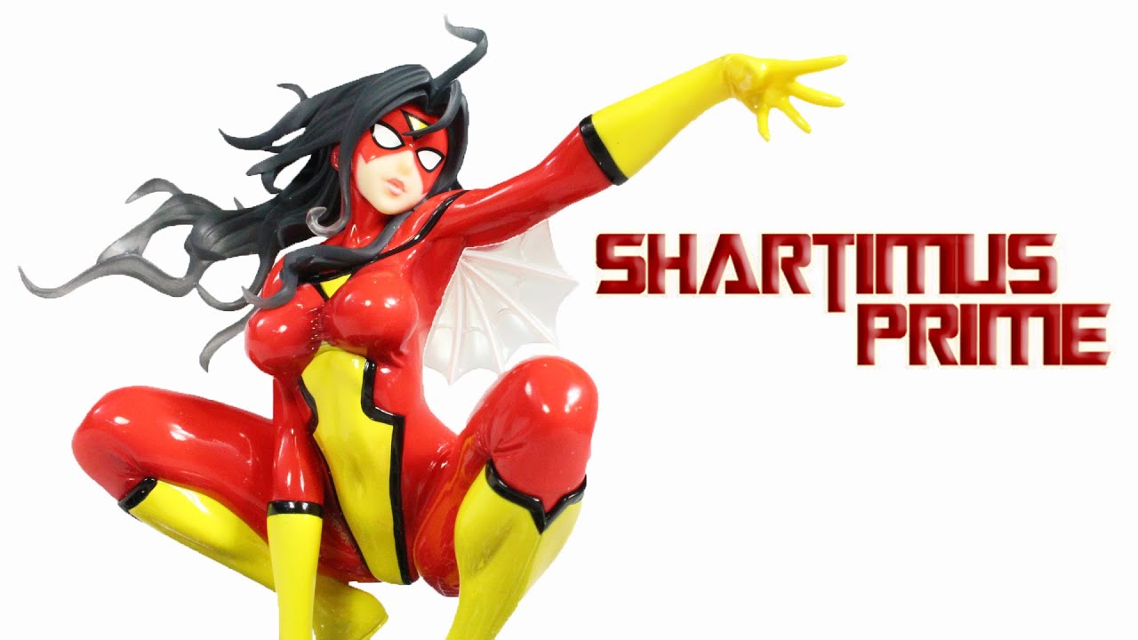 Kotobukiya Marvel Spider Woman Bishoujo Action Figure Bluefin Distribution Toys MK161 Kotobukiya Marvel Spider Woman Bishoujo Action Figure Bluefin Distribution Toys MK161